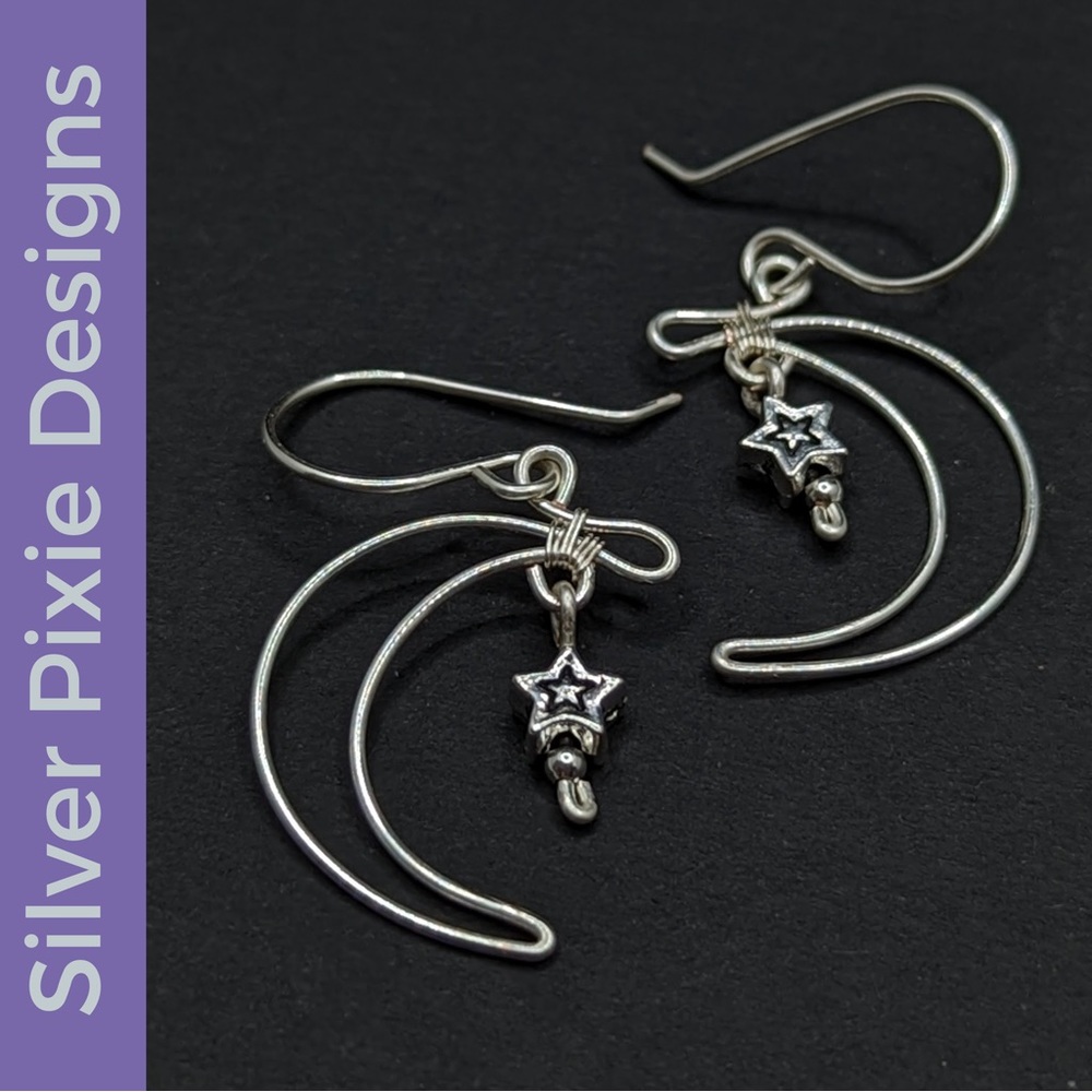 Handcrafted Luna Star Earrings